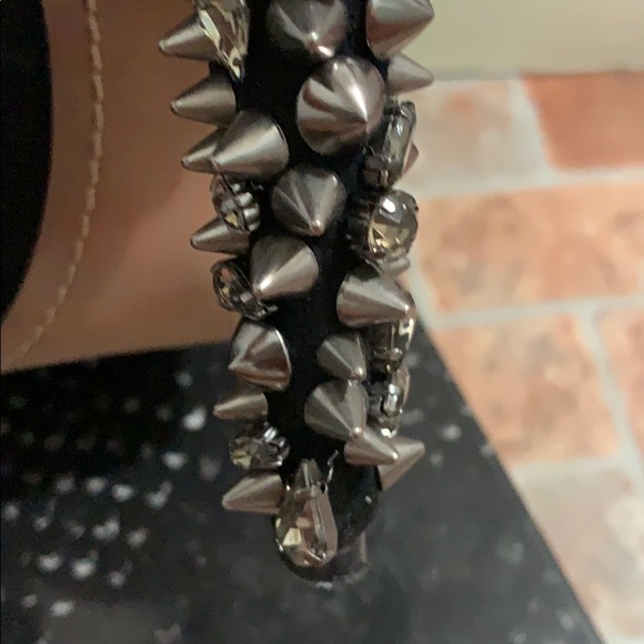 Sam Wdelman S-Lorissa Black Suede Heels - Picture 3 of 8